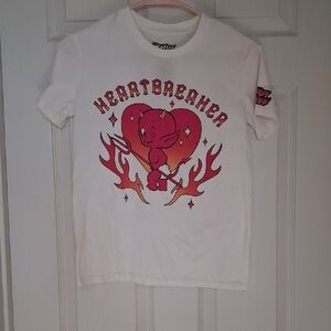 Classic White Heartbreaker Kids Tee